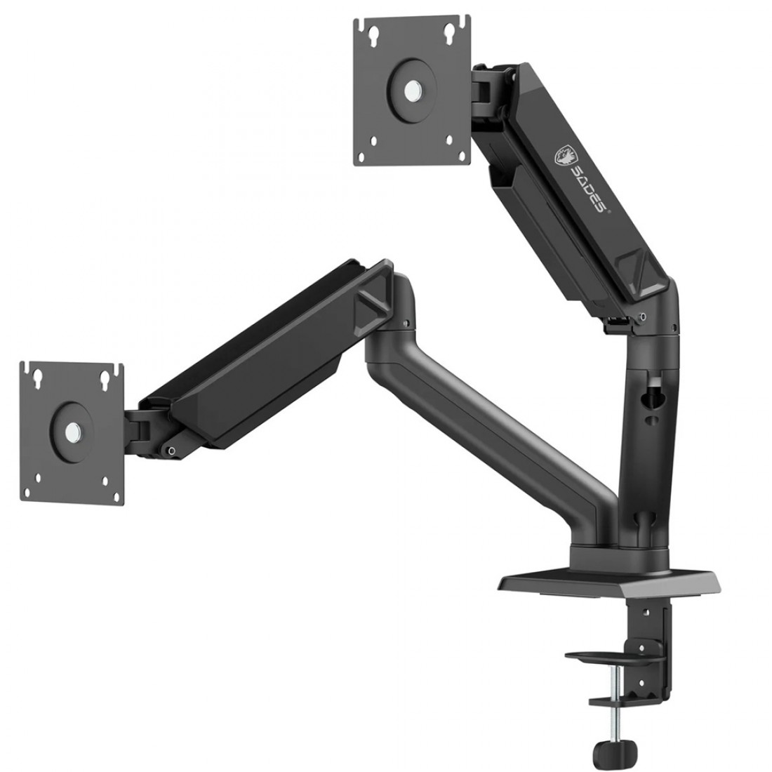 Sades Viper Dual Monitor Arm - Black Sades Viper Dual Monitor Arm - Black